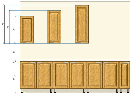 Standard kitchen cabinet size will give the good basic knowledge to you about the common size usually people select for their own kitchen cabinet. Become Familiar with Kitchen Cabinet Sizes | Learn About ...