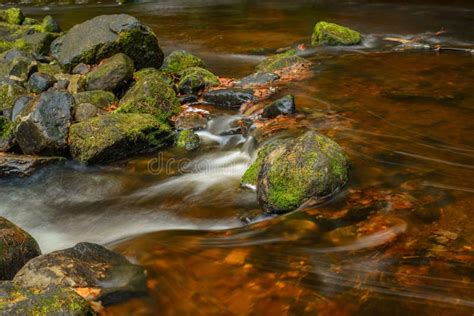 Close Up Of A Rocky Mountain Stream Stock Image Image Of Filtering