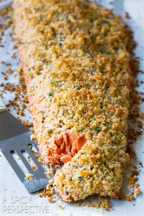 Check spelling or type a new query. Oven Baked Salmon Recipe (with Parmesan Crust) - A Spicy ...