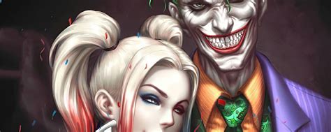 2560x1024 Joker And Harley Quinn Love 4k Wallpaper2560x1024 Resolution