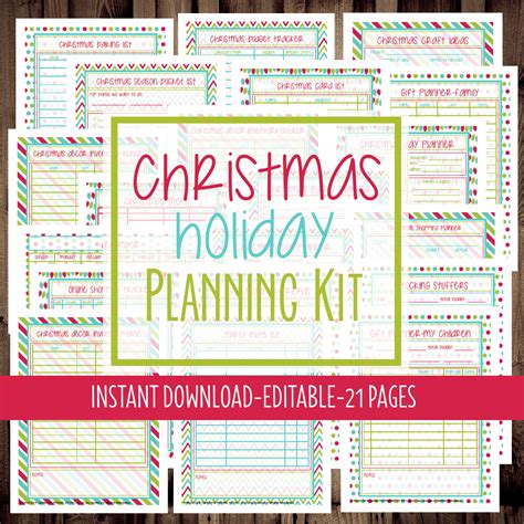 Get Organized For The Holidays Printable Christmas Planner Mamas