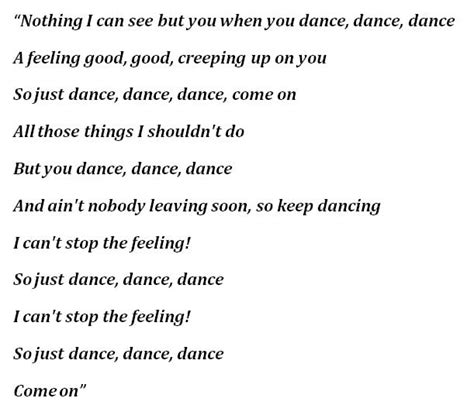 Cant Stop The Feeling By Justin Timberlake Song Meanings And Facts
