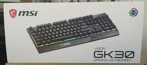 Msi Vigor Gk30 Gaming Keyboard Rgb