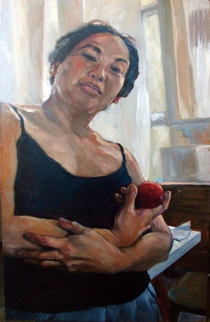 Myriam Kin Yee Art Home Art Self Portrait Painting