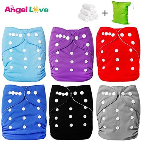 Buy Cloth Diapers Angel Love 6 Pack Cloth Pocket Diaper6 Diaper