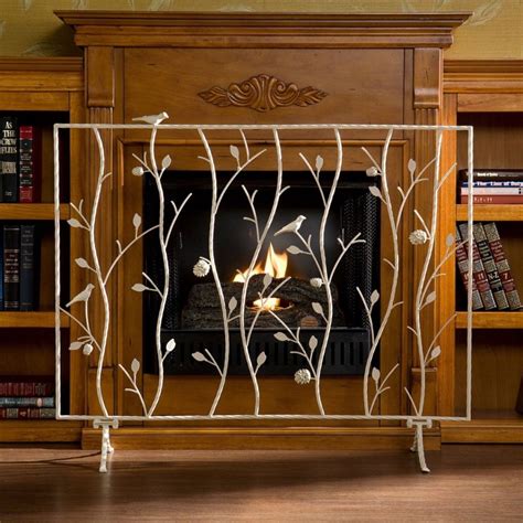 Custom Made Wrought Iron Fireplace Screens — Madison Art Center Design