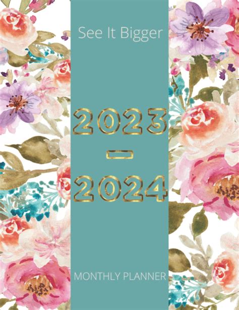 Buy See It Bigger Planner 2023 2024 Monthly Planahead See It Bigger 2023 2024 Monthly Planner