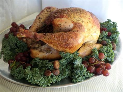 roasted turkey with scrumptious chestnut stuffing recipe just a pinch