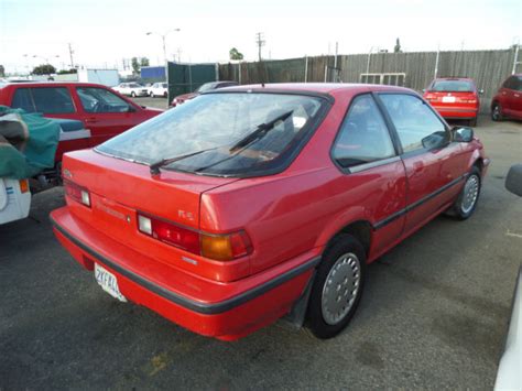 1988 Acura Integra 16l I4 2 Door Coupe No Reserve