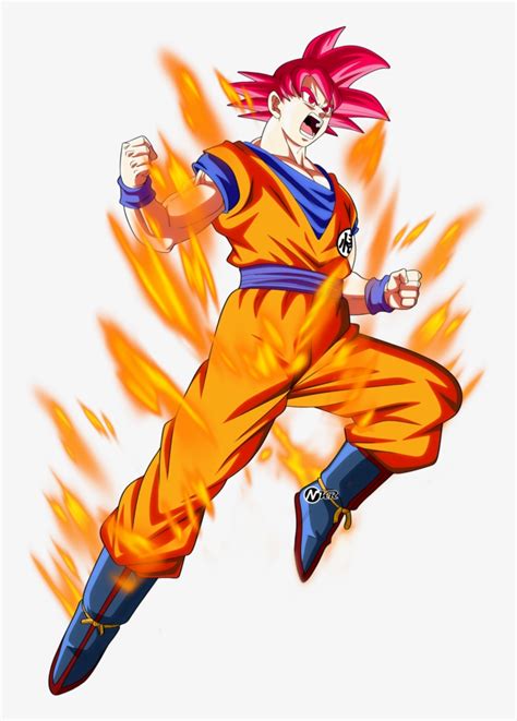 Goku Ssj God Ssj Render By Shikomt On Deviantart