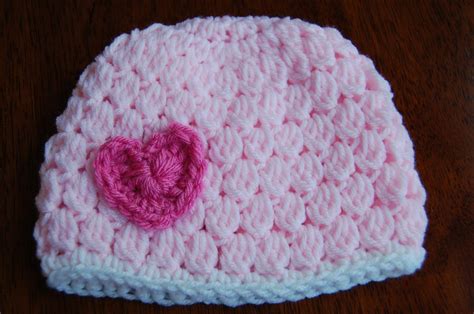 Free Girls Crochet Hat Pattern With Heart