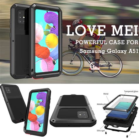 Lovemei 360 Protection Waterproof Phone Case For Samsung A51 A71