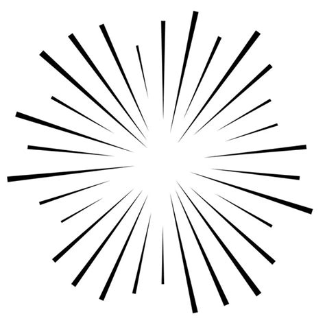 Random Circular Lines Starburst Sunburst Converging Radial Ra Stock