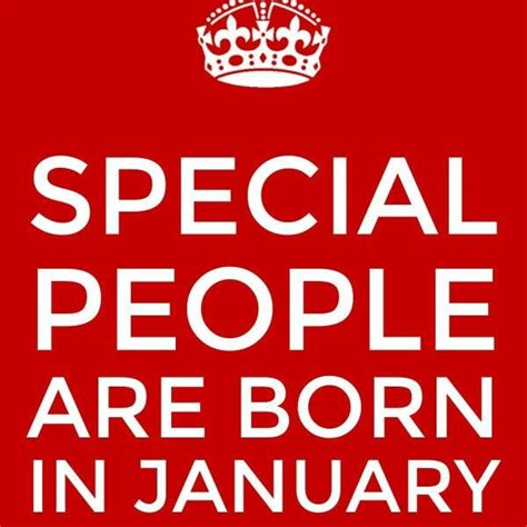 Special People Born In January
