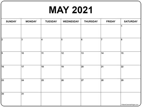 May 2017 Calendar May 2017 Calendar Printable