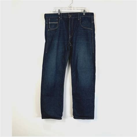 Levis Levis 569 Jeans Relaxed Fit Flap Pockets Grailed
