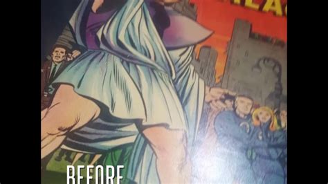 Comic Book Pressing Before And After Youtube