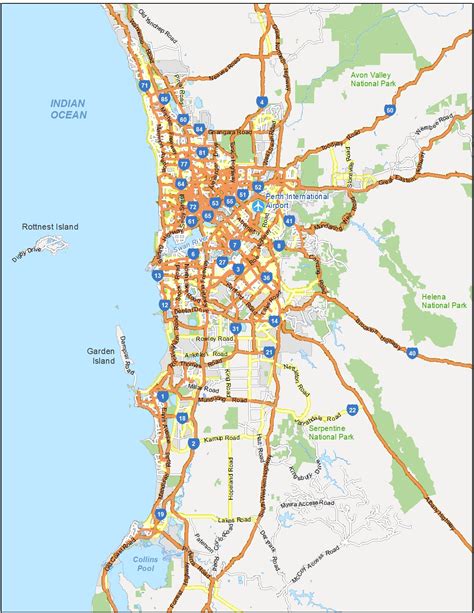 Map Of Perth Australia Gis Geography