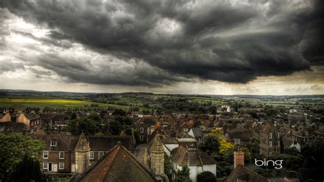 Before The Storm The Town Of Rye United Kingdom Bing