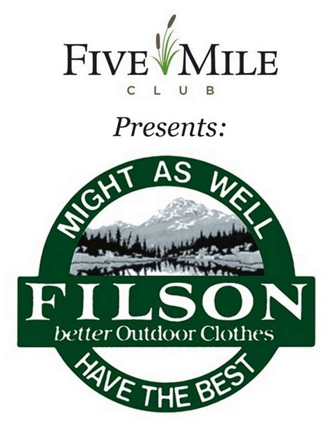 20 Off Filson At Five Mile Club Red Clay Soul