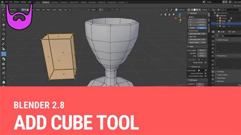 Add Cube Tool Blender 28 Youtube