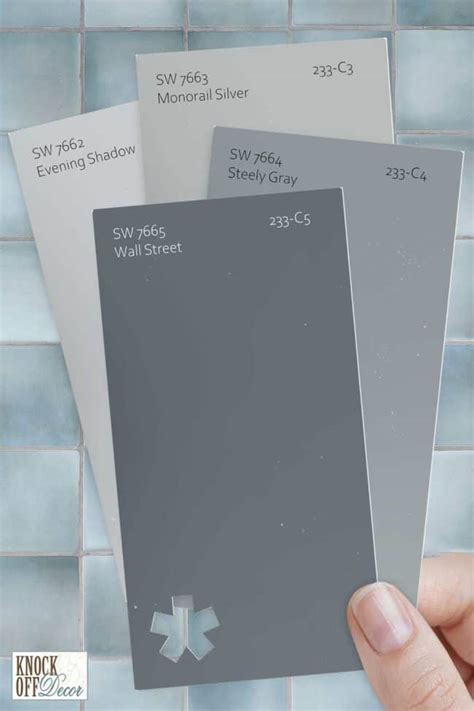 Sherwin Williams Wall Street Review The Magnificent Dark Gray Blue