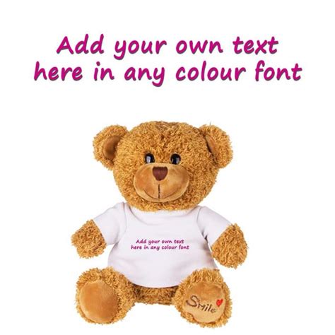 teddy bear with personalised t shirt design in new zealand