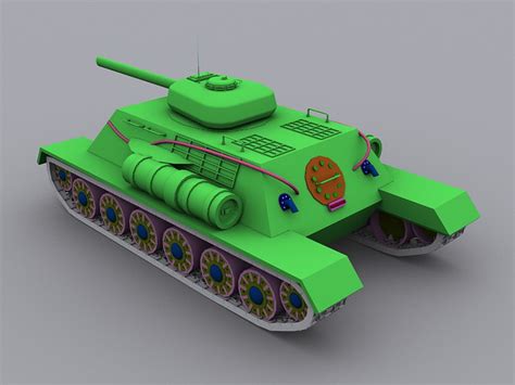 War Tank 3d Model 3ds Max Files Free Download Cadnav