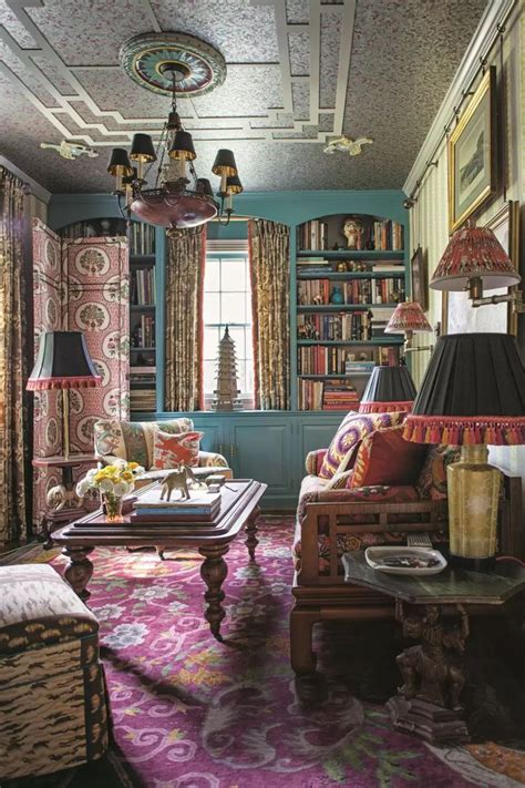 How To Do Maximalism In 2020 Vintage Living Room Vintage Living Room