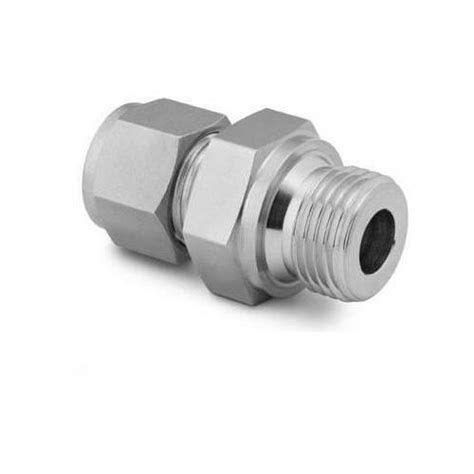1 Swagelok Stainless Steel Connector 14 Od Tube 4 Male Iso Ss 400 1