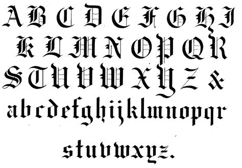 14 Medieval Calligraphy Fonts Images Medieval Calligraphy Alphabet