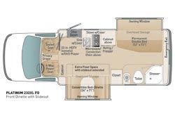 This is the best floor plan in our opinion. Luxury Small Motorhomes | Fuel-Efficient Downsized Class C (Class B-Plus) RVs | Coach House ...