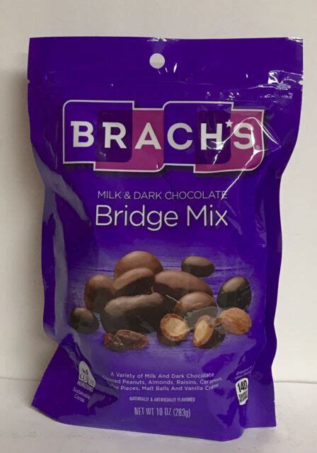 Brachs Milk And Dark Chocolate Bridge Mix 10 Oz Bag Exp 0221 Ebay