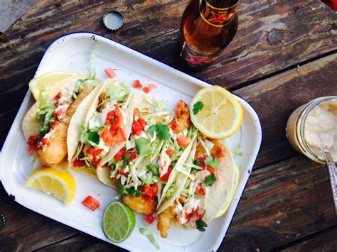Maybe you would like to learn more about one of these? Beer Battered Fish Tacos with Chipotle Tartar Sauce - The ...