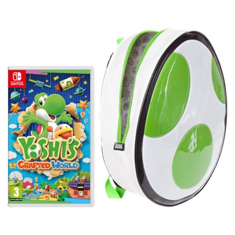 Yoshis Crafted World Yoshis Egg Backpack Nintendo Official Uk Store