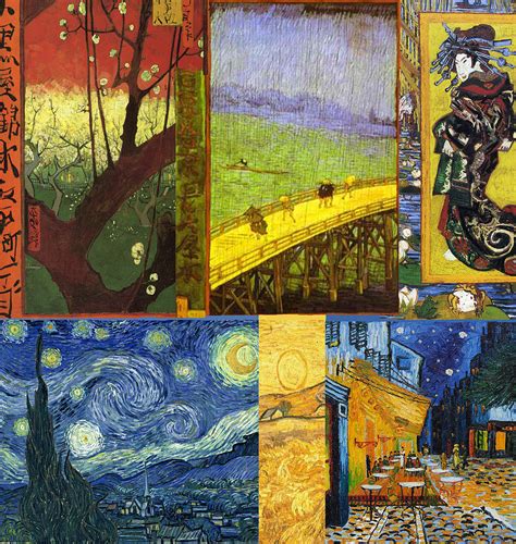 Van Gogh Collage Painting By Philip Ralley Fine Art America