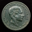 España - Alfonso XII, cinco céntimos 1878. O-M. | Lucernae Numismática