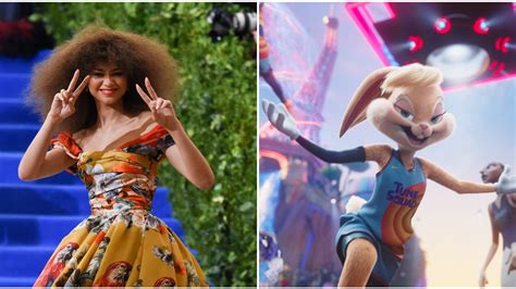 watch zendaya as lola bunny in new space jam a new legacy trailer teen vogue