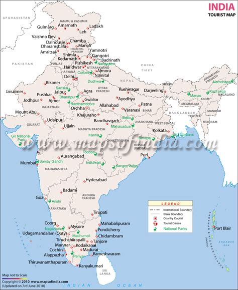 Tour India Map