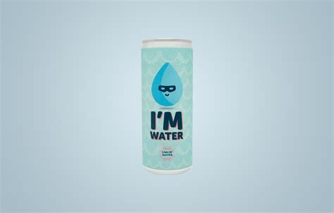 Agua En Lata Personalizada