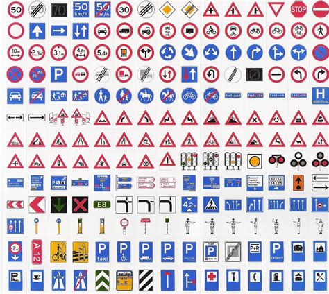 Verkehrsschilder basteln mit und für kinder. verkehrsschilder lernen deutschland - Verkehrszeichen der