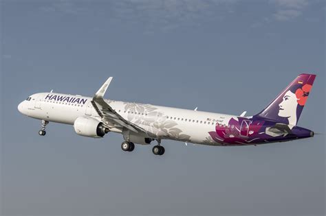 Thedesignair Hawaiian Receives First A321neo In New Livery