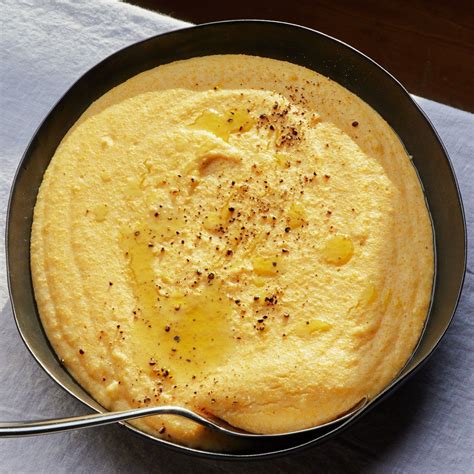 A Creamy Cheesy Polenta That Isnt As High Maintenance As Youd Expect