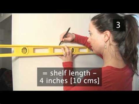 8' ceilings, so wall cabinets will be either 30 tall or 42 tall (plus crown molding). How To Put Up Shelves On Dry Wall Or Plasterboard - YouTube