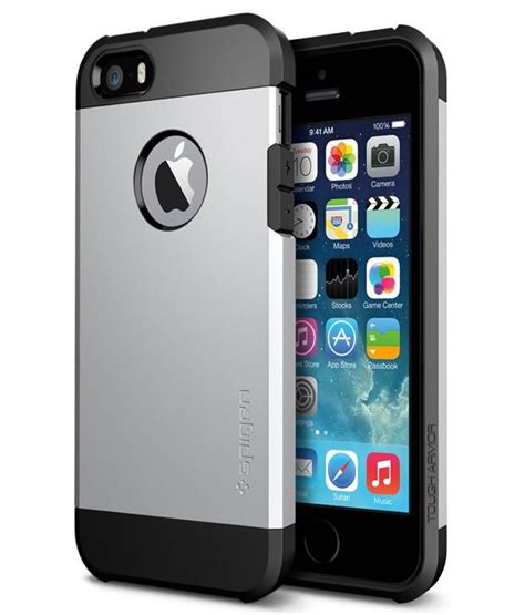 Wow Tough Armor Hybrid Iphone 55s Case Silver Printed