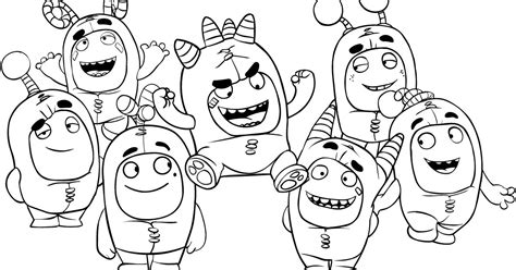 Oddbods angry coloring pages printable and coloring book to print for free. Coloring Pages Picture: Oddbods Coloring Pages Printable ...