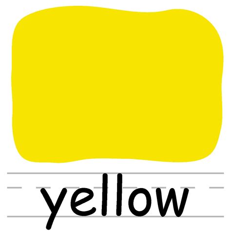 Color Yellow Clipart  Clipartix