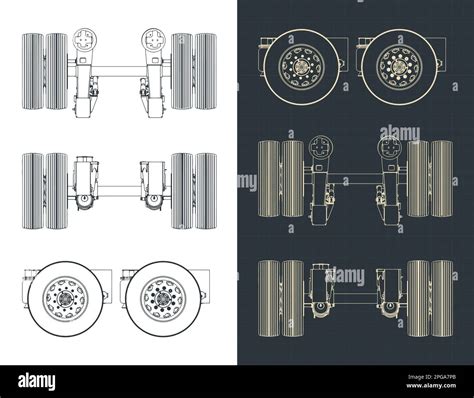 Wheel Axles Stock Vector Images Alamy