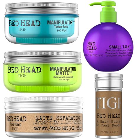 Bed Head By Tigi Hair Styling Products Hairspray Volume Shine Cream Paste Wax Ebay
