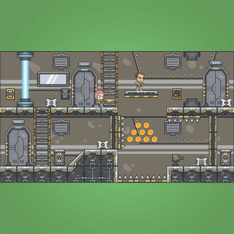 These are kits, gui, backgrounds, tilesets, icons and free 2d character sprites. Spaceship Tileset - Game Platformer - Royalty Free Game ...